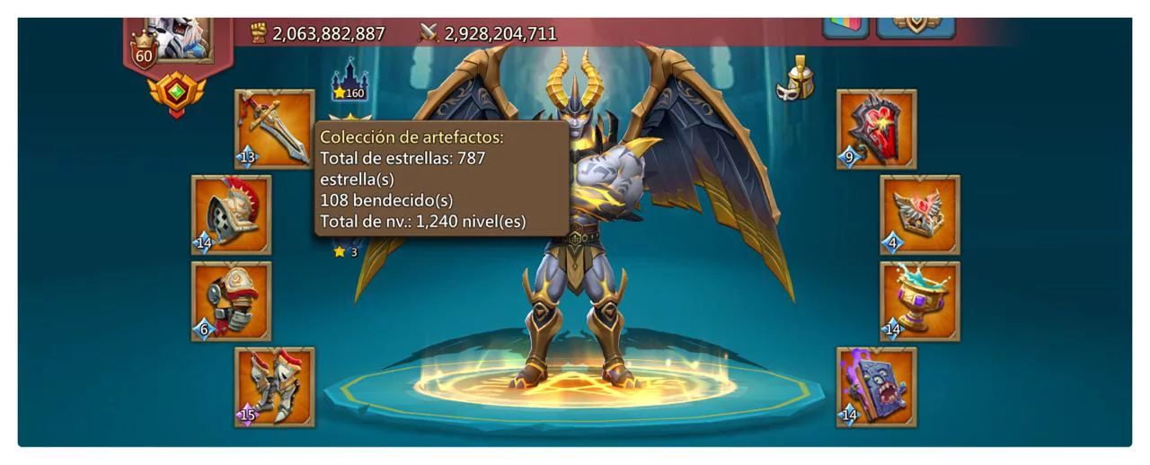 19 Gold P2P Hero Rally Lead Lords Mobile account