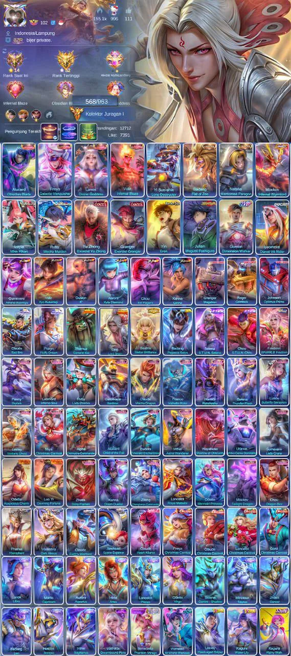 4 Legend | Juragan I Collector Mobile Legends account